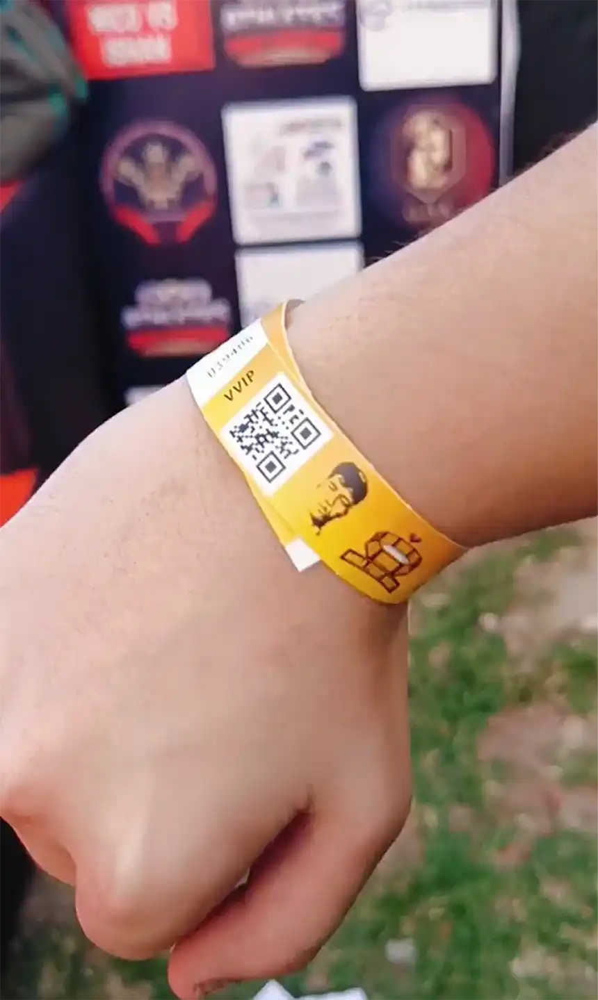 Custom wristbands by ThinkkBig